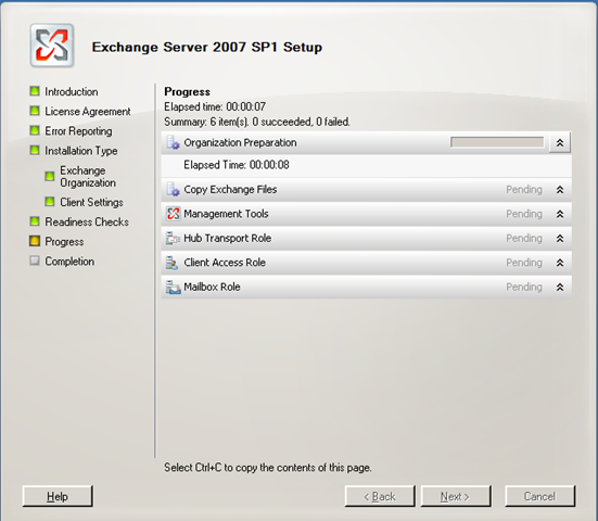 Install Sp2 Exchange 2007 Cluster